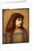 Portrait of Gertie Lewis, half length, 1879-80 by Edward Coley Burne-Jones