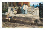 An Exedra, 1871 by Lawrence Alma-Tadema