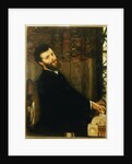 Portrait of the singer George Henschel playing Alma-Tadema's piano, Townshend House, 1879 by Lawrence Alma-Tadema