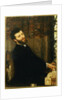 Portrait of the singer George Henschel playing Alma-Tadema's piano, Townshend House, 1879 by Lawrence Alma-Tadema