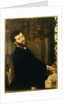 Portrait of the singer George Henschel playing Alma-Tadema's piano, Townshend House, 1879 by Lawrence Alma-Tadema