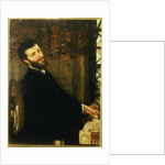 Portrait of the singer George Henschel playing Alma-Tadema's piano, Townshend House, 1879 by Lawrence Alma-Tadema