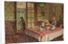 La lecture dans la salle à manger, Vaucresson, 1924 by Edouard Vuillard