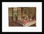La lecture dans la salle à manger, Vaucresson, 1924 by Edouard Vuillard