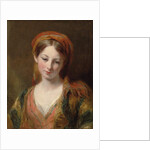 Portrait of a young girl, thought to be Henrietta Carpenter by Margaret Sarah Carpenter