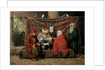 A Turkish Notary Drawing up a Marriage Contract in front of the Kilic Ali Pasha Mosque, Tophane, Cinstantinople, 1837 by Martinus Rorbye