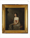 Citizen Tallien in a cell in La Force Prison, holding her cut hair, 1796 by Jean Louis Laneuville