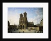 The Southwest Wing of the Cathedral in Reims, 1826 by Domenico II Quaglio