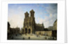 The Southwest Wing of the Cathedral in Reims, 1826 by Domenico II Quaglio