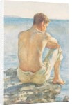 Watching the sea by Henry Scott Tuke