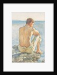 Watching the sea by Henry Scott Tuke