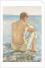 Watching the sea by Henry Scott Tuke
