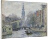 Canal a Amsterdam, 1874 by Claude Monet