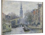Canal a Amsterdam, 1874 by Claude Monet