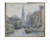 Canal a Amsterdam, 1874 by Claude Monet
