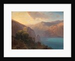 Près de Seelisberg: a view of Lac de Lucerne seen from the Seelisberg, Switzerland, 1862 by Alexandre Calame