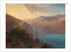 Près de Seelisberg: a view of Lac de Lucerne seen from the Seelisberg, Switzerland, 1862 by Alexandre Calame