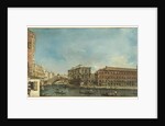 Venice: the Rialto Bridge with the Palazzo dei Camerlenghi by Francesco Guardi