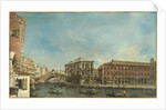 Venice: the Rialto Bridge with the Palazzo dei Camerlenghi by Francesco Guardi