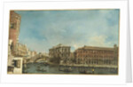 Venice: the Rialto Bridge with the Palazzo dei Camerlenghi by Francesco Guardi