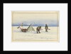 The sledge party to White Island, February 1902: Shackleton and Wilson making camp, 1902 by Edward Adrian Wilson