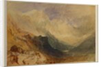 An Alpine Valley, probably the Val d'Aosta by Joseph Mallord William Turner
