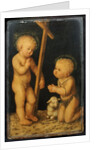 The Christ Child Blessing the Infant St. John the Baptist by Lucas the Elder Cranach