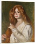 Girl Combing her Hair by Pierre Auguste Renoir