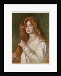 Girl Combing her Hair by Pierre Auguste Renoir