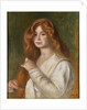 Girl Combing her Hair by Pierre Auguste Renoir