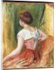 Seated Young Woman by Pierre Auguste Renoir