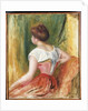 Seated Young Woman by Pierre Auguste Renoir