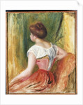 Seated Young Woman by Pierre Auguste Renoir