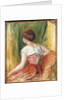 Seated Young Woman by Pierre Auguste Renoir