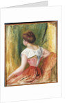 Seated Young Woman by Pierre Auguste Renoir