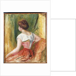 Seated Young Woman by Pierre Auguste Renoir