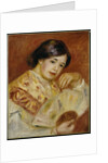 Coco with a Japanese Fan, c.1906 by Pierre Auguste Renoir