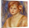 Portrait of a young girl by Pierre Auguste Renoir