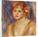 Portrait of a young girl by Pierre Auguste Renoir