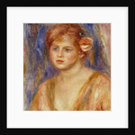 Portrait of a young girl by Pierre Auguste Renoir