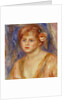 Portrait of a young girl by Pierre Auguste Renoir