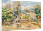 Collettes Farmhouse, Cagnes, 1910 by Pierre Auguste Renoir