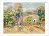 Collettes Farmhouse, Cagnes, 1910 by Pierre Auguste Renoir