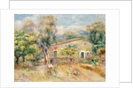 Collettes Farmhouse, Cagnes, 1910 by Pierre Auguste Renoir