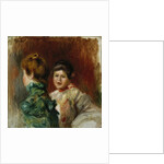 Heads of Two Women, c.1895 by Pierre Auguste Renoir