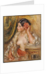 Gabrielle a sa Coiffure, 1910 by Pierre Auguste Renoir