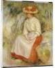 Gabrielle in a Straw Hat, 1900 by Pierre Auguste Renoir