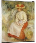 Gabrielle in a Straw Hat, 1900 by Pierre Auguste Renoir
