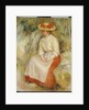 Gabrielle in a Straw Hat, 1900 by Pierre Auguste Renoir