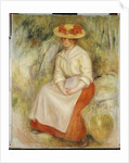Gabrielle in a Straw Hat, 1900 by Pierre Auguste Renoir